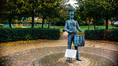 The Drummer Boy Statue at Thurmaston