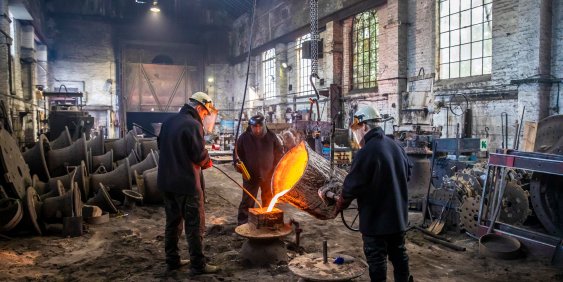 Taylor's Bellfoundry Tour + Bell Casting